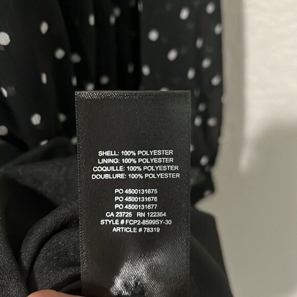 ARITZIA Sunday Best Black Polka Dot Mini Dress, Size M - Picture 8 of 8